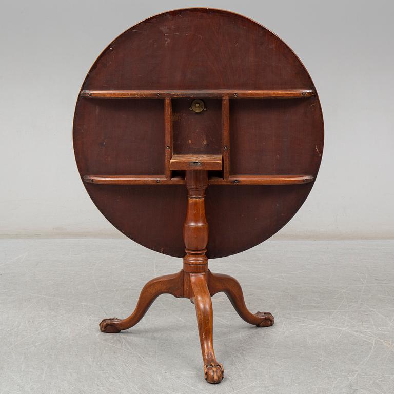 A 19th century mahogany table.