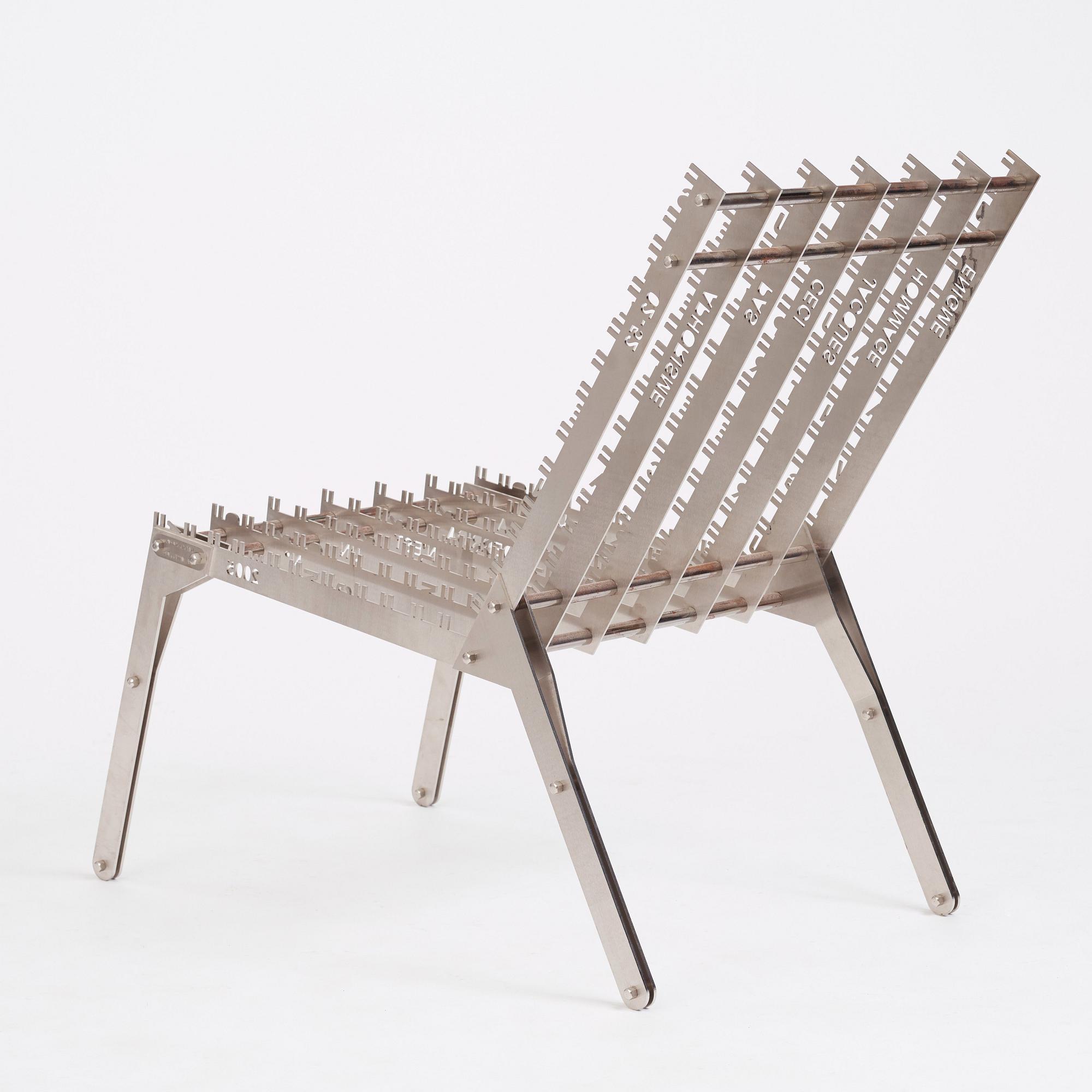 Johan Linton, an "Object Énigme - un hommage à Jacques Derrida", ed. 2/7, Källemo, Sweden post 2005.