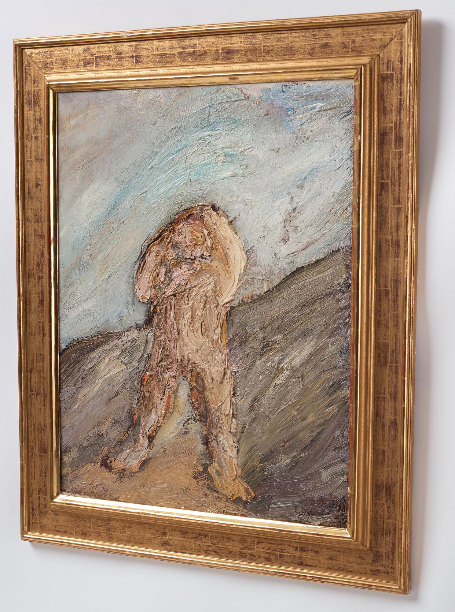 Evert Lundquist, Figure in landscape.
