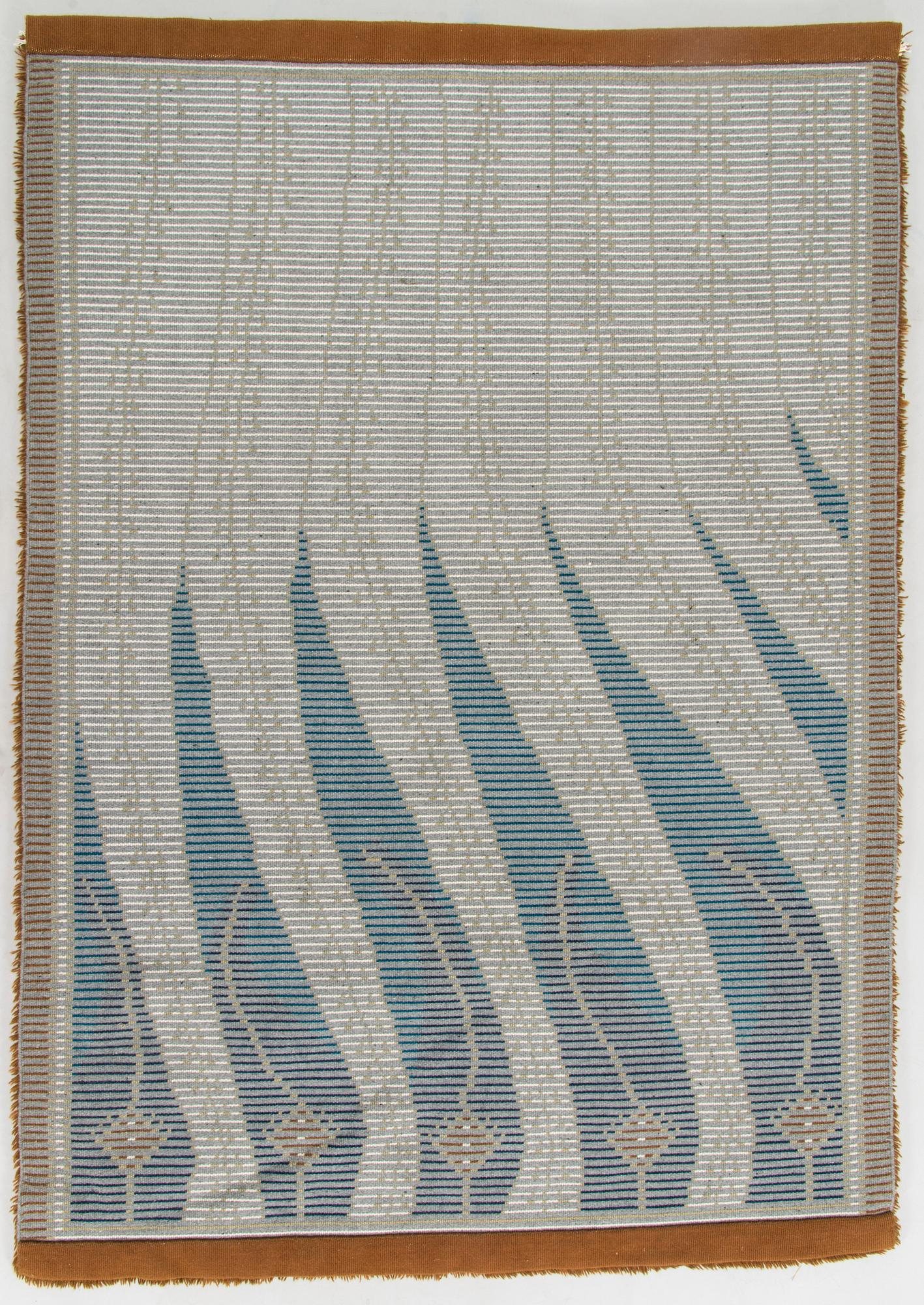 Akseli Gallen-Kallela, A finnish long pile rya rug, model for Friends of Finnish Handicraft. Ca 190 x 132 cm.