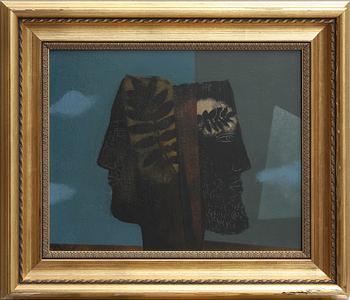 ESAIAS THORÉN, olja på pannå, sign.