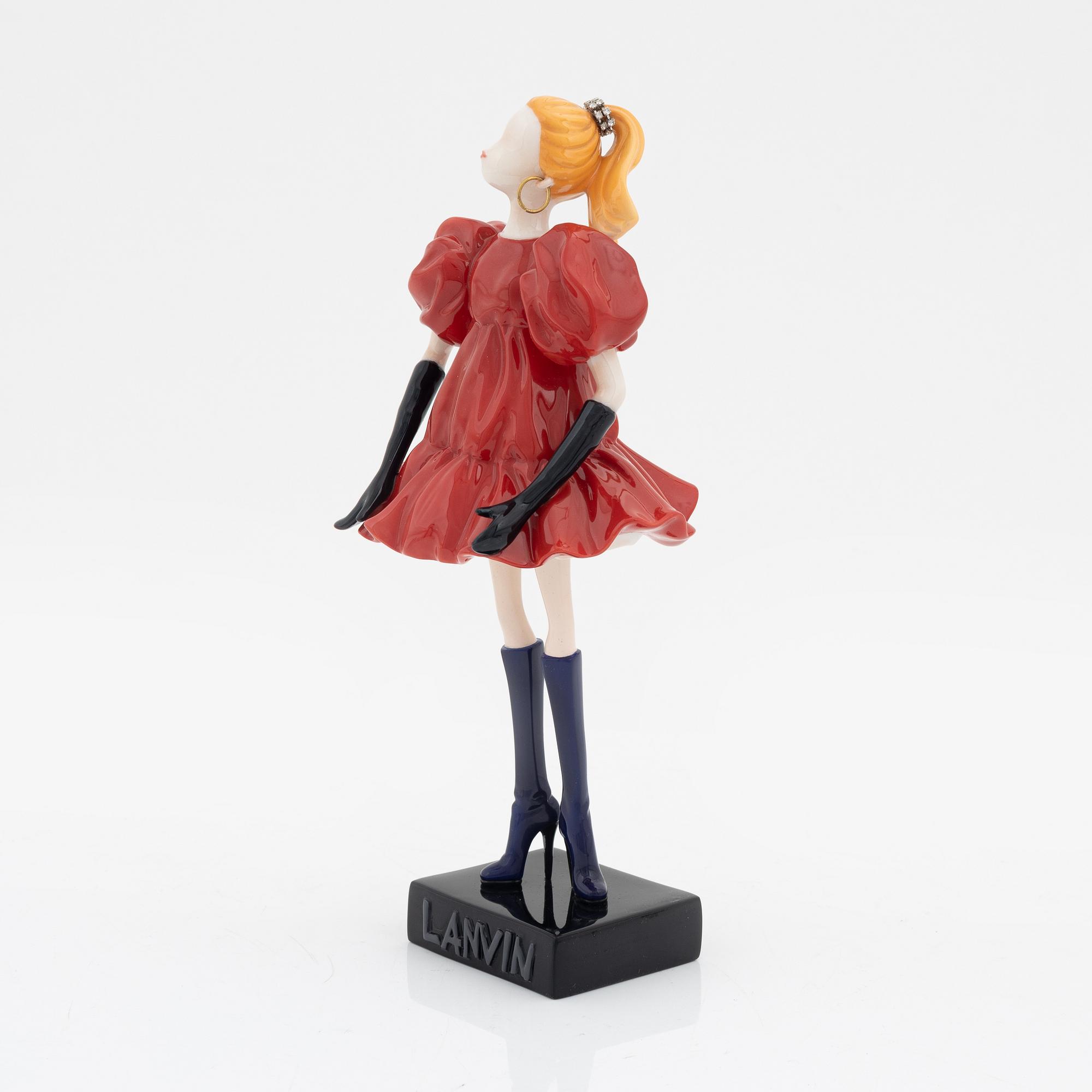 Lanvin, a porcelain figurine, 'Miss Lanvin 6', Franz, Limited Edition No. 029/800, 2007.