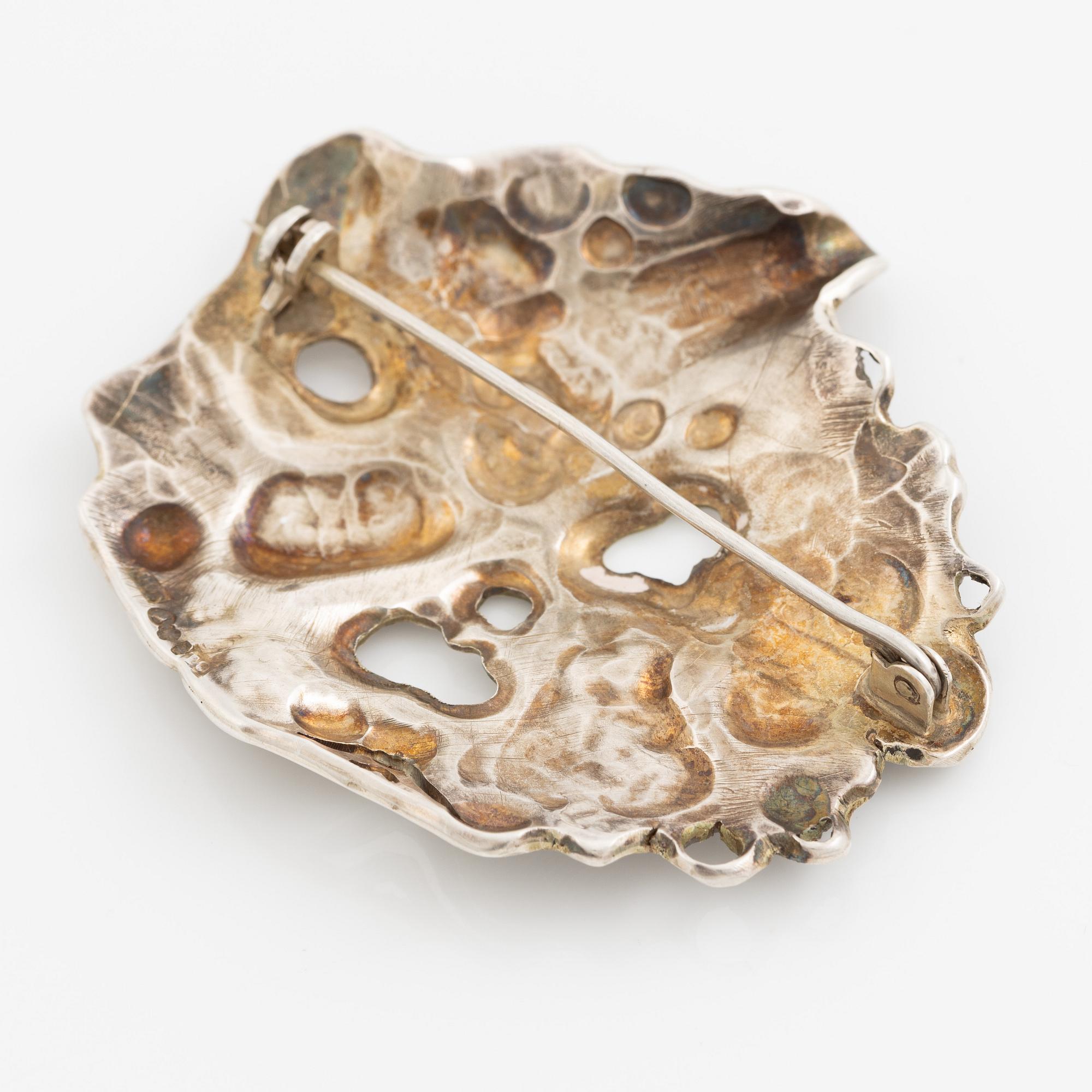 Olle Ohlsson, en brosch, silver, Stockholm 1969.