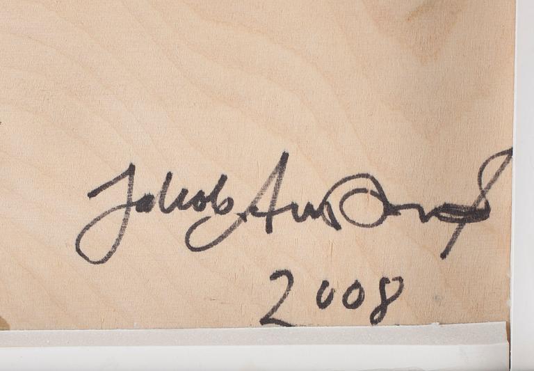 JAKOB AVENIUS ANCKARSVÄRD, olja på pannå, signerad och daterad 2008 a tergo.