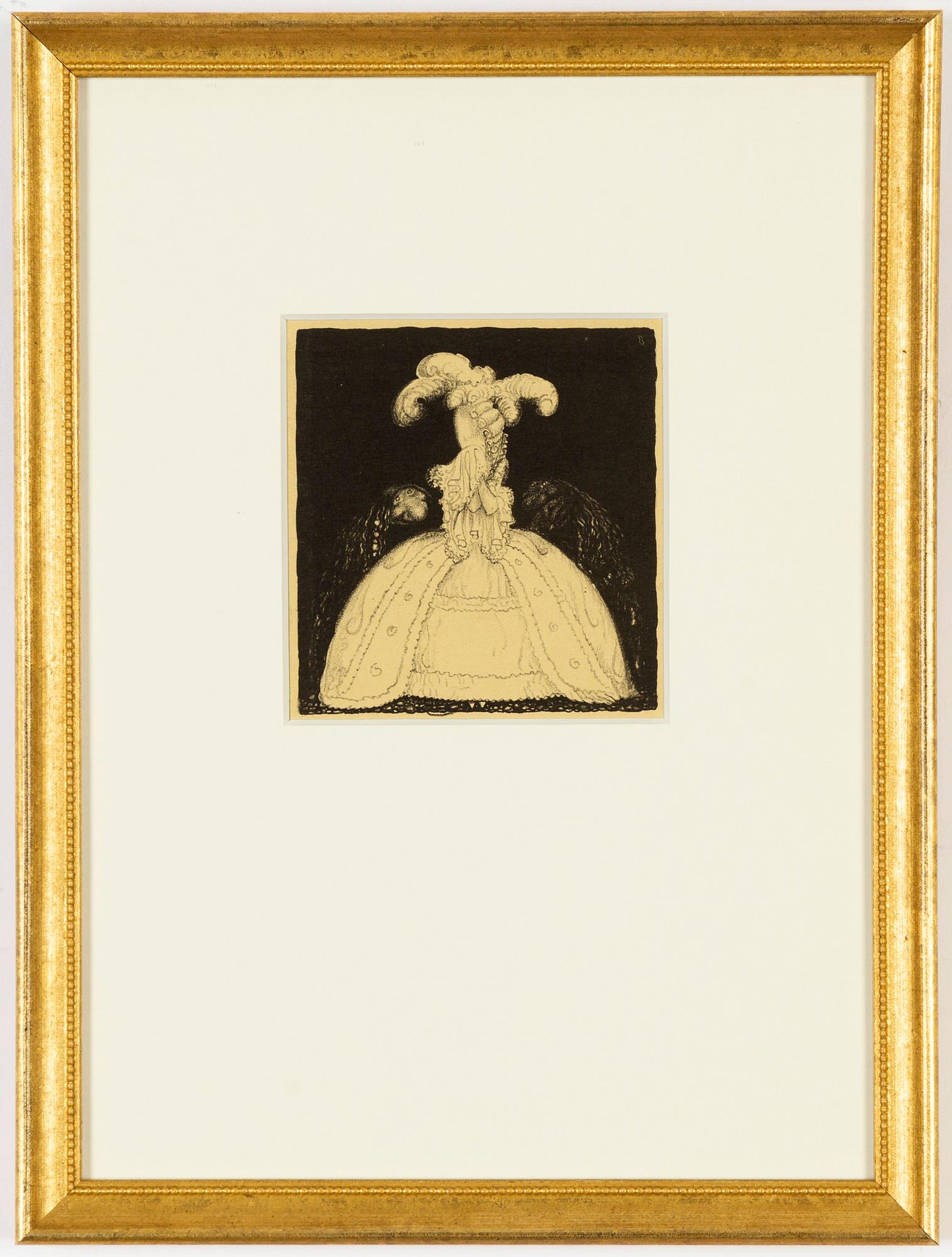 John Bauer, lithograph from "Troll", 1915, signed B in the print.