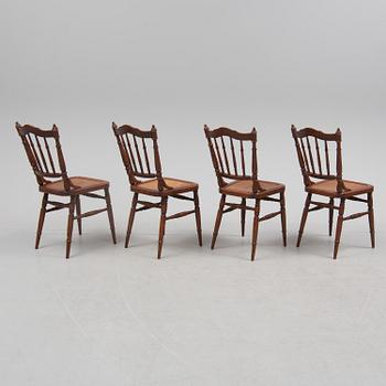 STOLAR, 4 st, Luterma, Estland, omkring 1900.