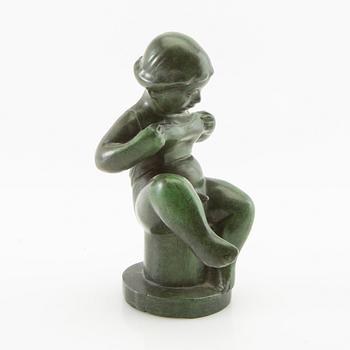 Sven-Otto Lindström, sculpture Bathing Boy.