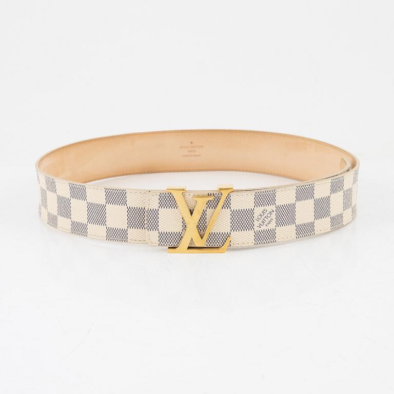 Louis Vuitton, skärp, "LV Initiales", storlek 80.