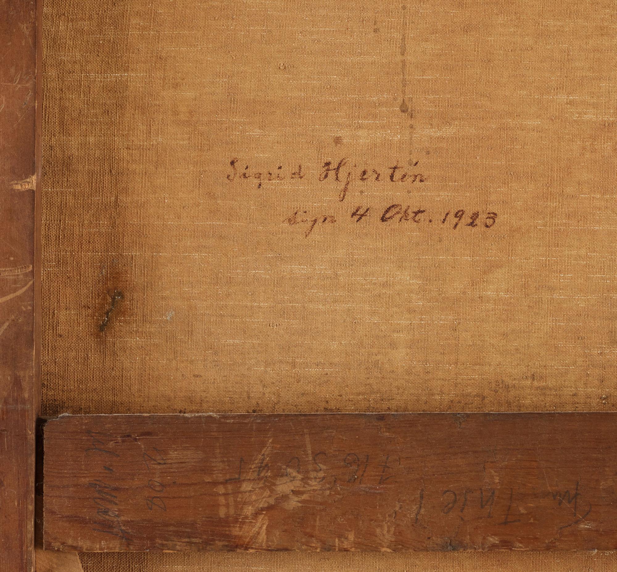 Sigrid Hjertén, "Utsikten från Katarinavägen".