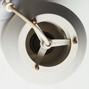 Ilmari Tapiovaara, a white lacquered "Maija the Bee" ceiling light, Hionteräs, Finland 1950's.