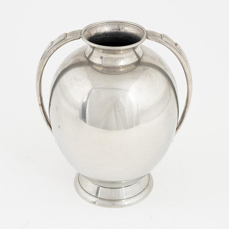 A pewter vase, GAB, Stockholm, 1935.