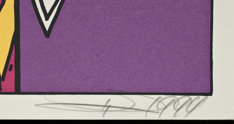 GUDMUNDUR ERRÓ, 3 st, färglitografier, sign o numr.