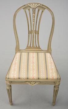 STOLAR, 8 st, Gustaviansk stil, 1900-talets första hälft.