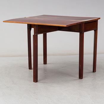 A Swedish late gustavian games table, late 18th century.