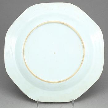 TALLRIK, porslin, Kina, Qianlong (1736-95).