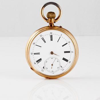 FICKUR, 18 K guld, 1900-talets första hälft. Total vikt 81 g.