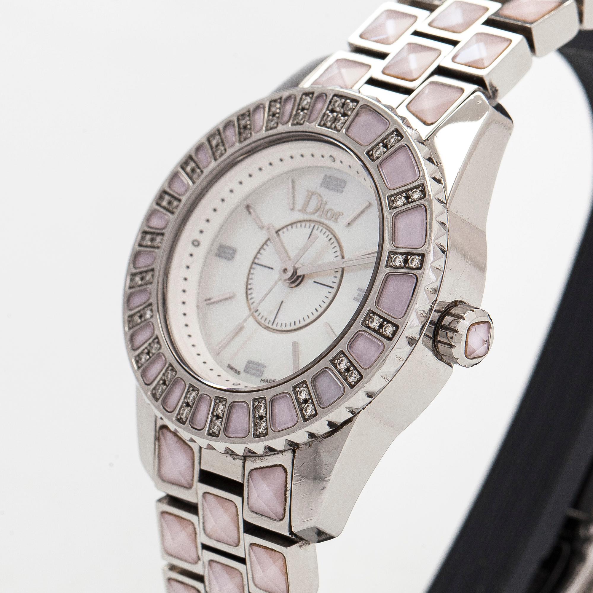 Christian Dior, Christal, wristwatch, 28.5 mm.