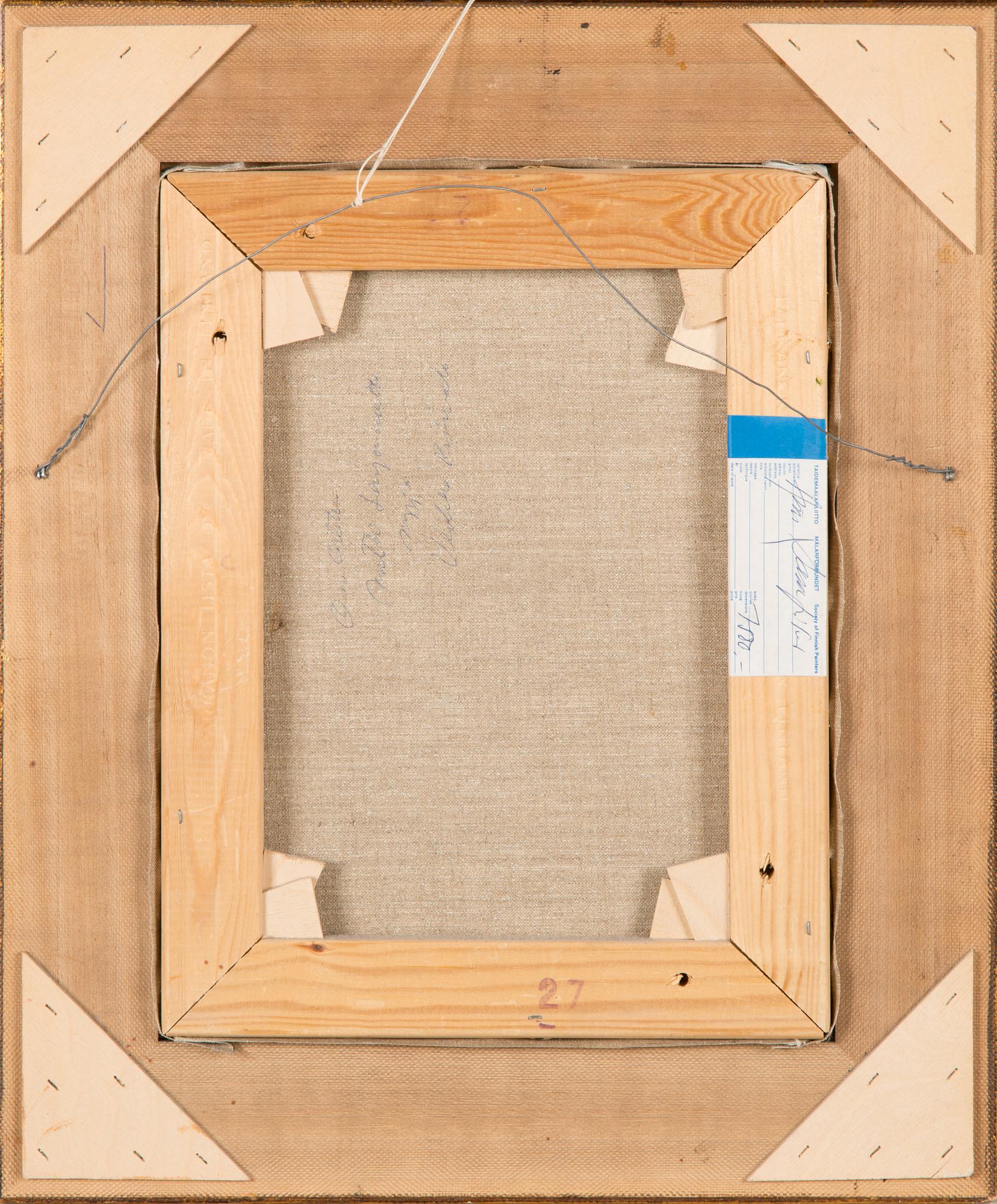 Antti Lampisuo, olja på duk, signerad.