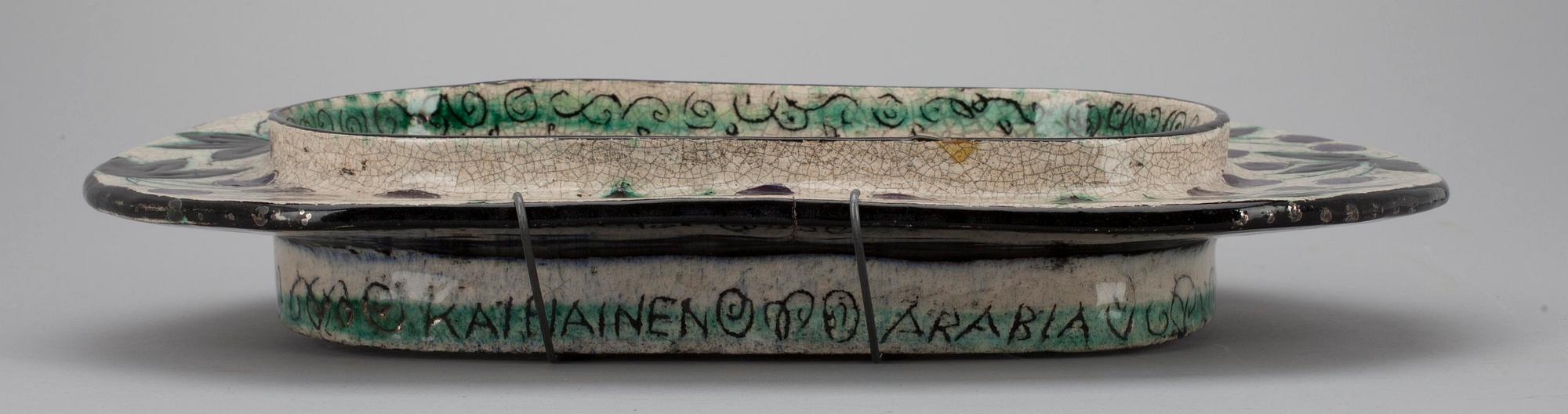 VATI, keramik, signeerattu Kaipiainen, Arabia 1950-luku.