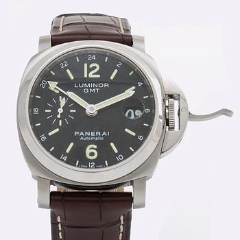 PANERAI, Luminor GMT, wristwatch, 40 mm.