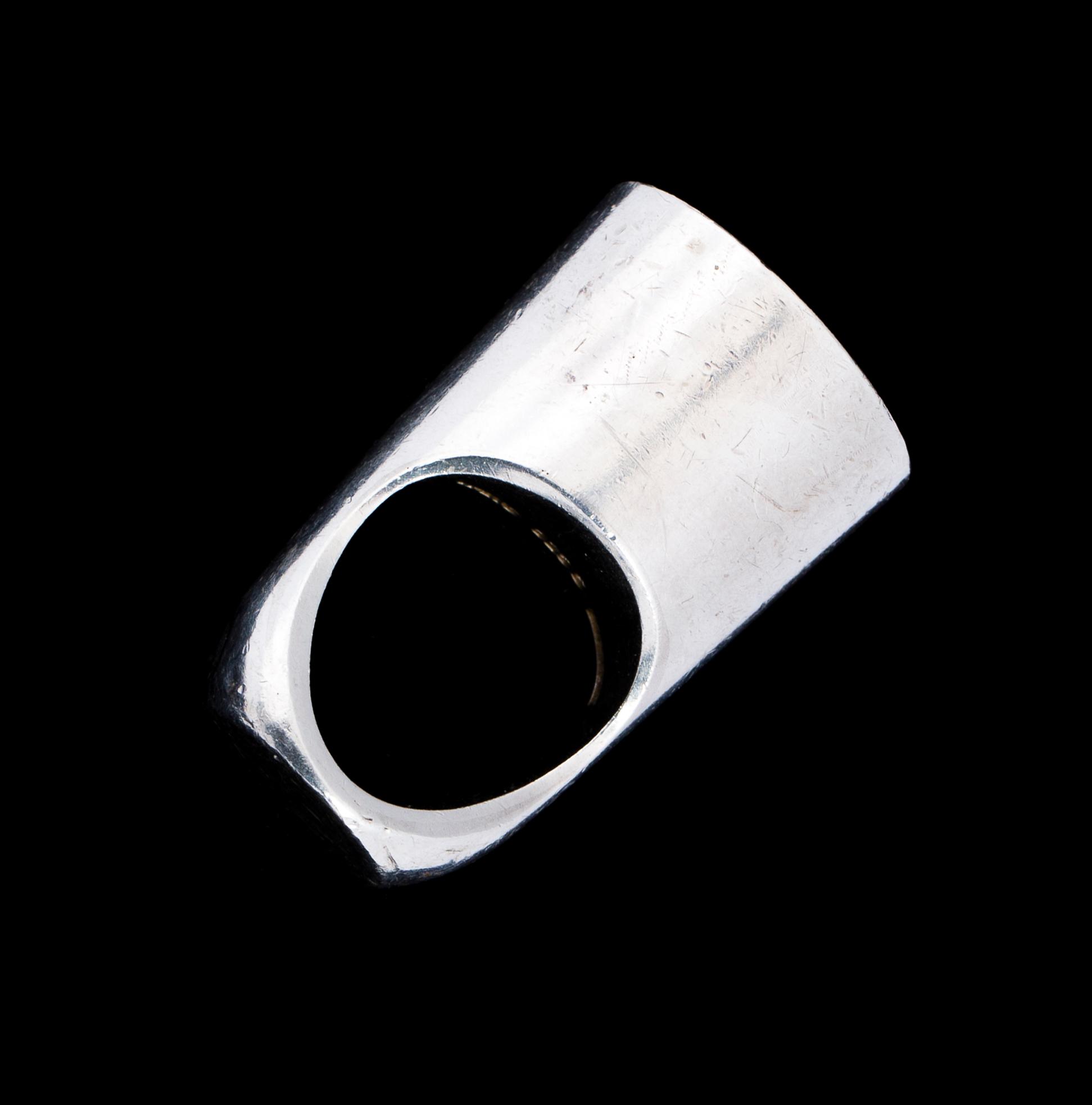 RING, sterlingsilver, Vang, Danmark. Vikt ca 28 g.