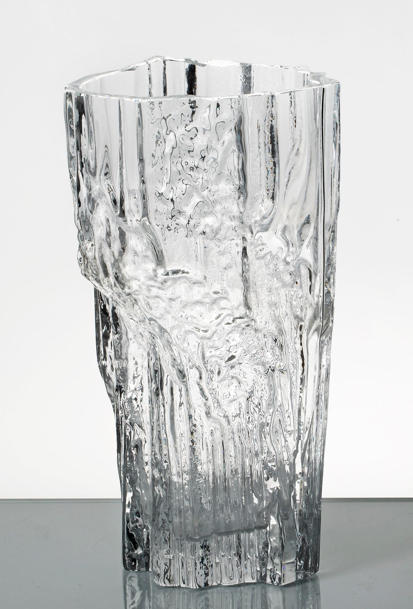 VAS, glas, Tapio Wirkkala, sign o numr 3544, Finland 1900-talets andra hälft.