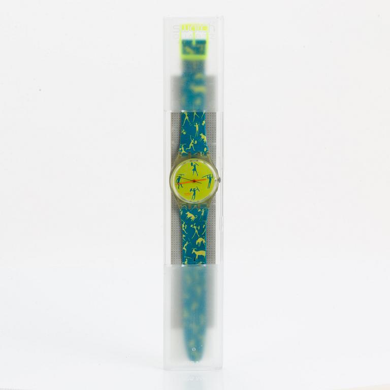 Swatch, African-Can, wristwatch, 34 mm.