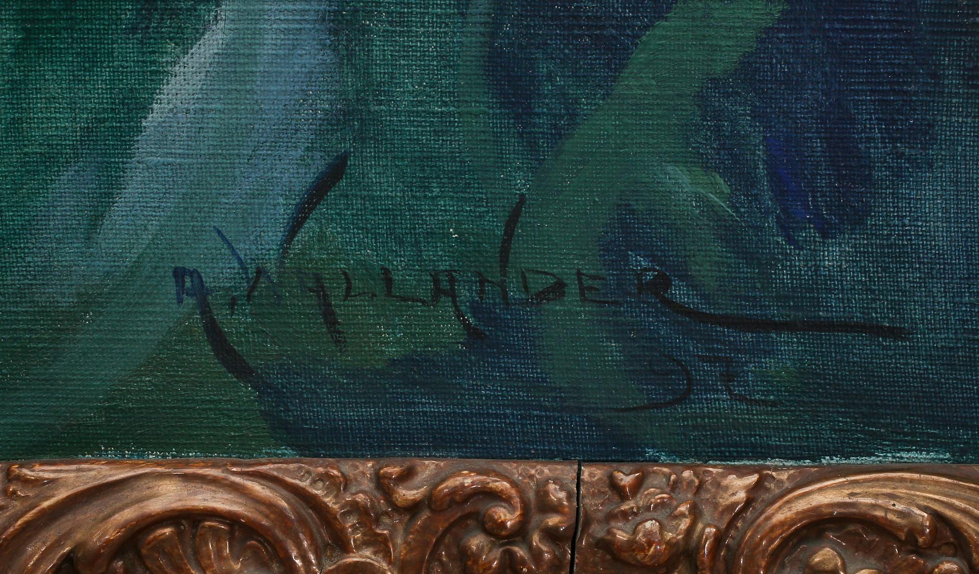 ALF WALLANDER, olja på duk, signerad och daterad -97.