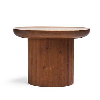 420. Axel Einar Hjorth, a stained pine 'Utö' table, Nordiska Kompaniet, Sweden 1930s.