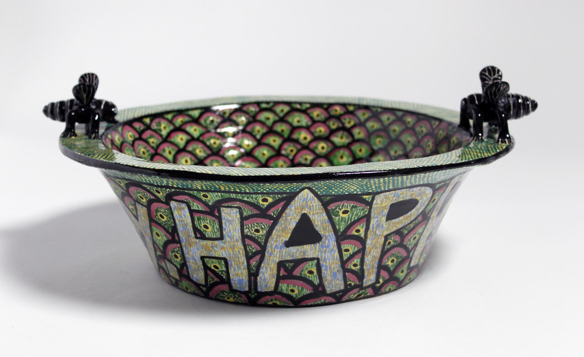 Skål, "Insect Bowl", med dekor av insekter.