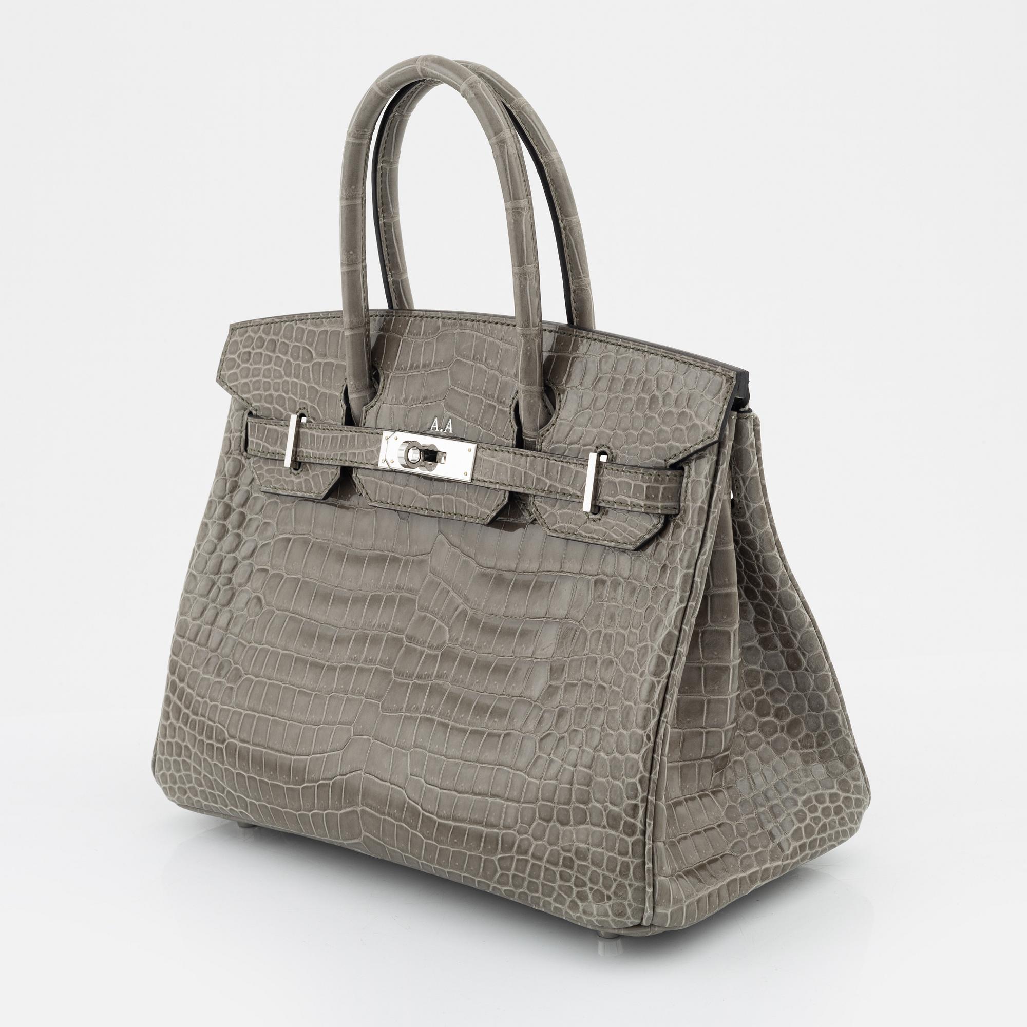 Hermès, A 'Birkin 30 crocodile' bag, 2019.