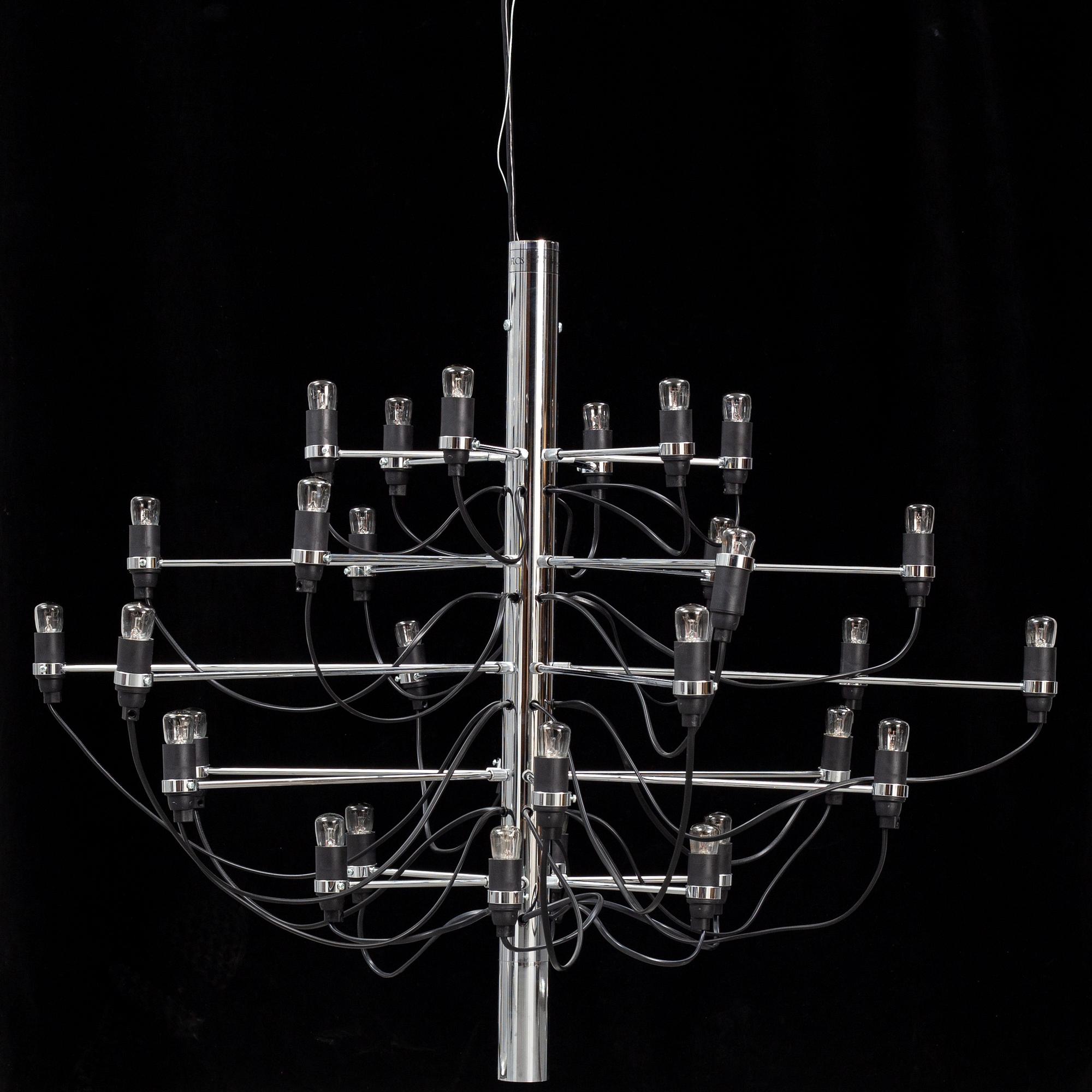 A model 2097-30 ceiling light designed by Gino Sarfatti, Flos, Italy.