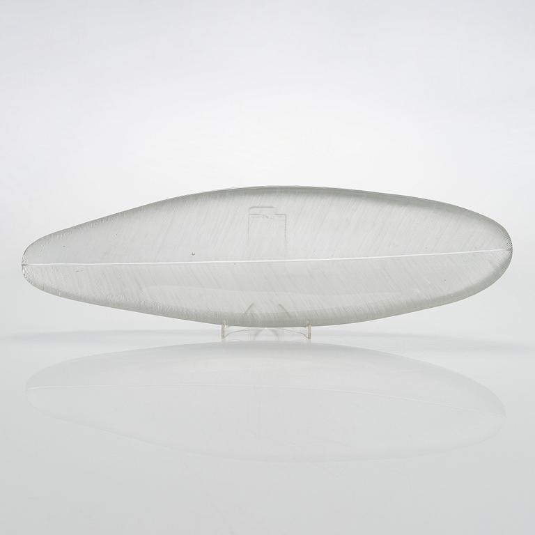 Tapio Wirkkala, a '3869' art object 'Feather' signed Tapio Wirkkala Iittala -55.