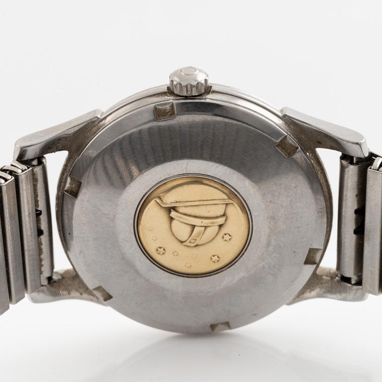 Omega, Constellation, "Pie-Pan", armbandsur, 34 mm.