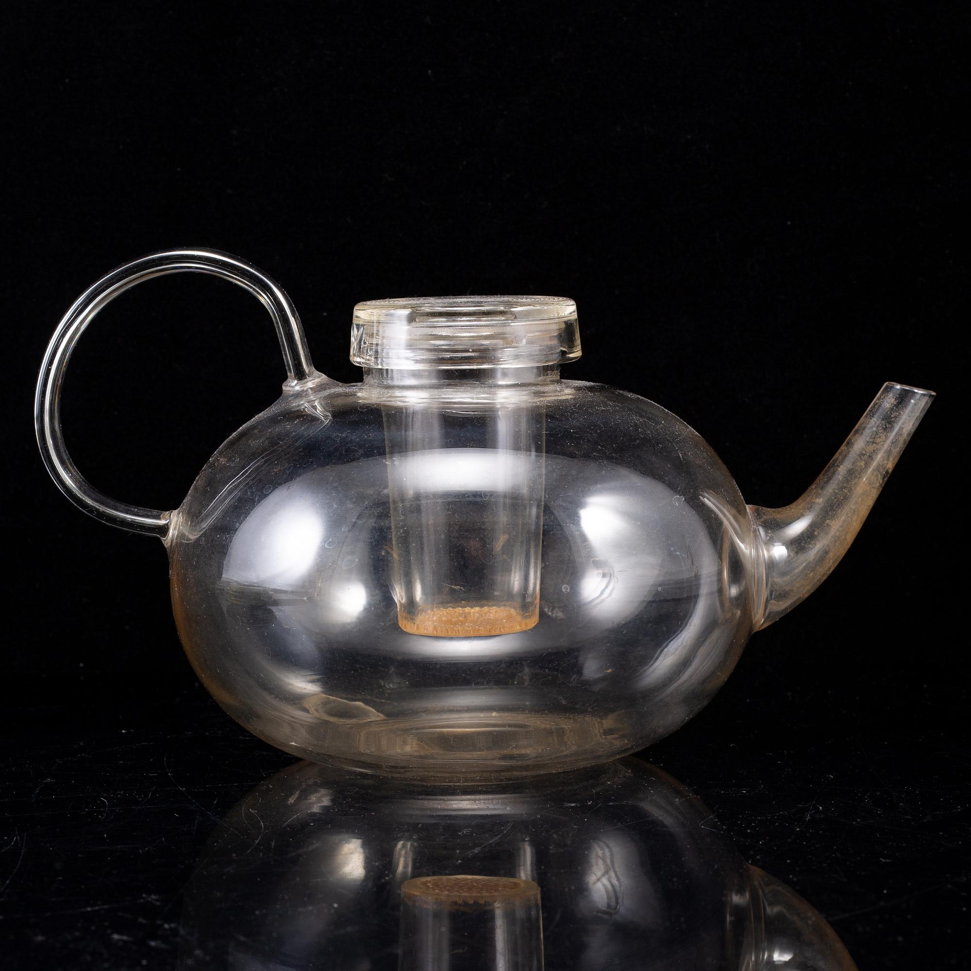 WILHELM WAGENFELD, tea service, Jenaer Glaswerke, Schott Mainz, Germany.