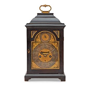 1665. An English early 18th century S De Charmes bracket clock.
