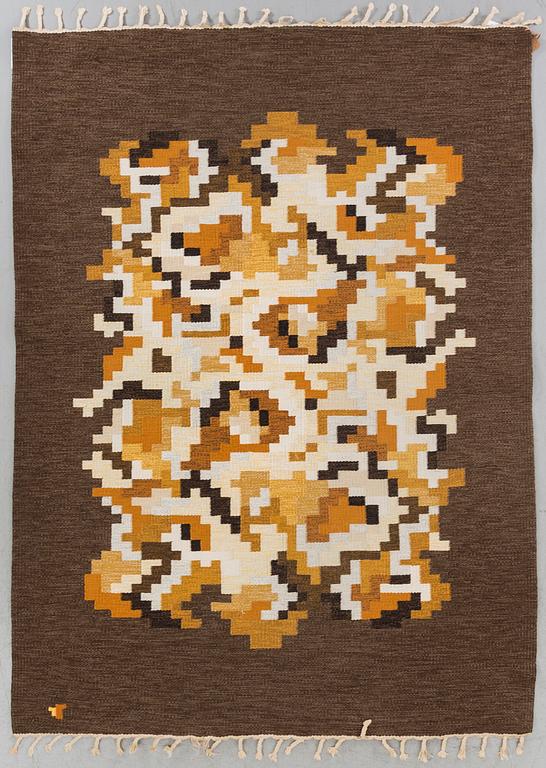 AN ERIK LUNDBERG 'KORALL' CARPET.