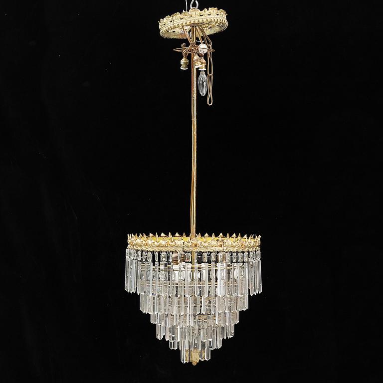 A late 19th century chandelier.