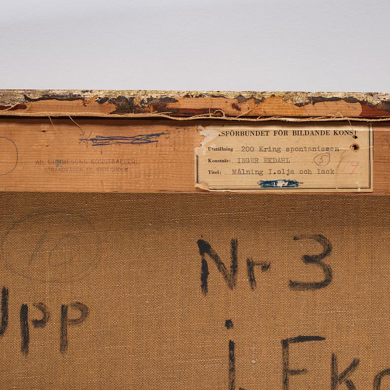 Inger Ekdahl, "Målning I" (Painting I).