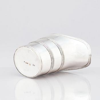 A Swedish Gustavian late 18th Century parcel-gilt silver Creamer, mark of Sven Pihlgren, Jönköping 1799.