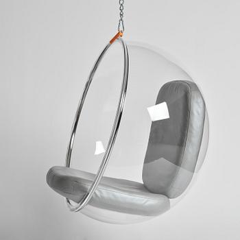 Eero Aarnio, hängfåtölj, "Bubble Chair", Adelta, Finland.