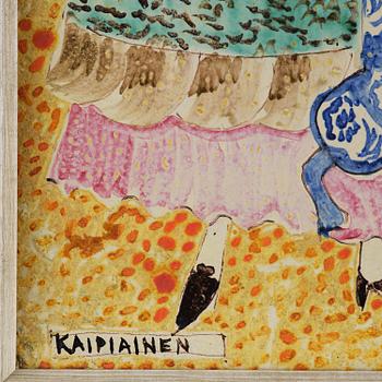 Birger Kaipiainen, plakett, keramik, Arabia, Finland 1940-tal.