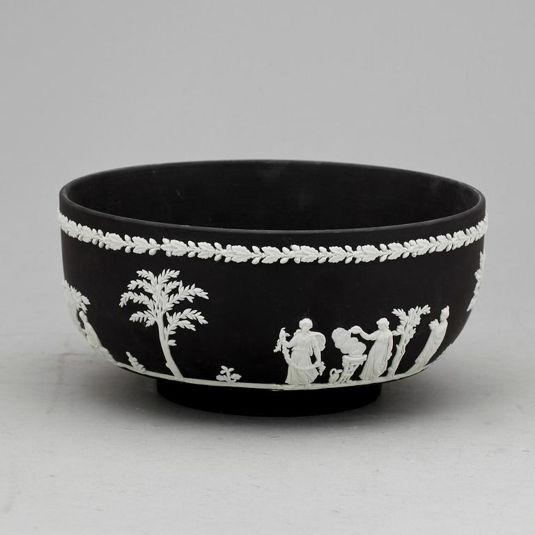 SKÅL, black basalt, Wedgwood, 1900-tal.