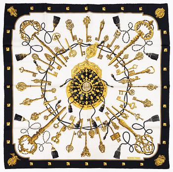 Hermès, scarf, "Les Clés".