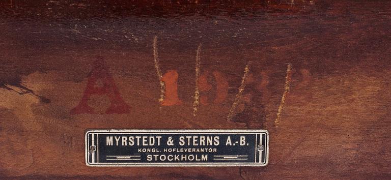 STOLAR, 10 st, barockstil, Myrstedt & Sterns AB Stockholm. 1900-talets första hälft.