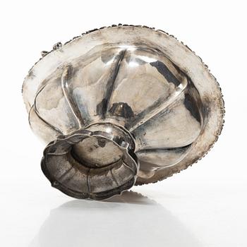 Konfektskål, silver, Moskva, Ryssland 1840.