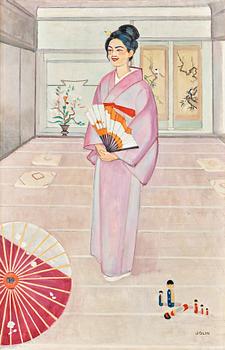 Einar Jolin, "Asiatiska i kimono".