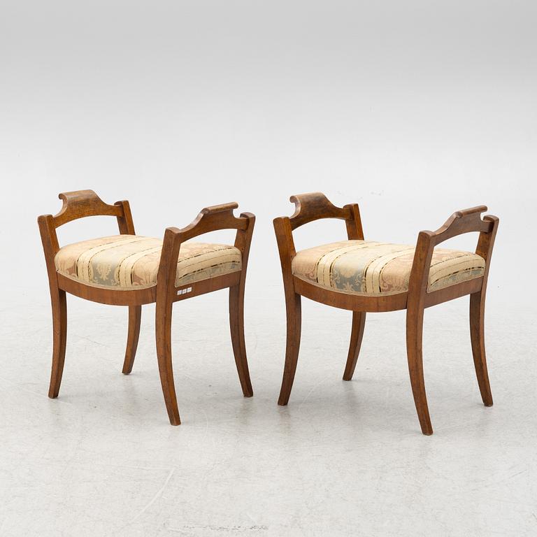 Banquets, a pair, Karl Johan, first half of the 19th century.