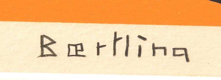 Olle Bærtling, serigraph signed and numbered 32/100.