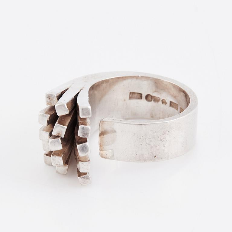 ring sterlingsilver,  Stockholm 1979.